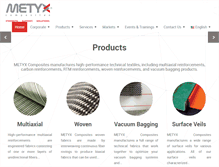 Tablet Screenshot of metyx.com